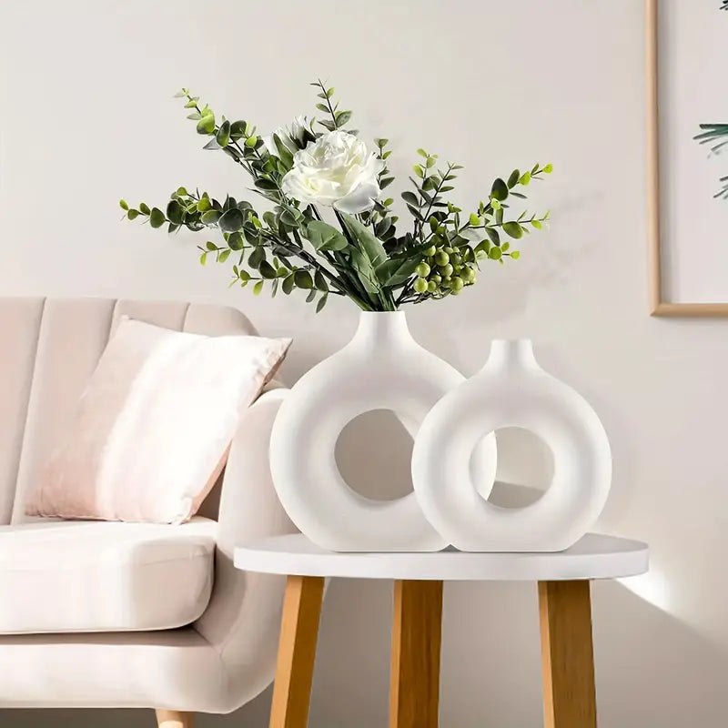 Elegant vase for et rolig interiør